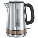 Russell Hobbs Luna Quiet Boil kettle with titanium trim, UK version