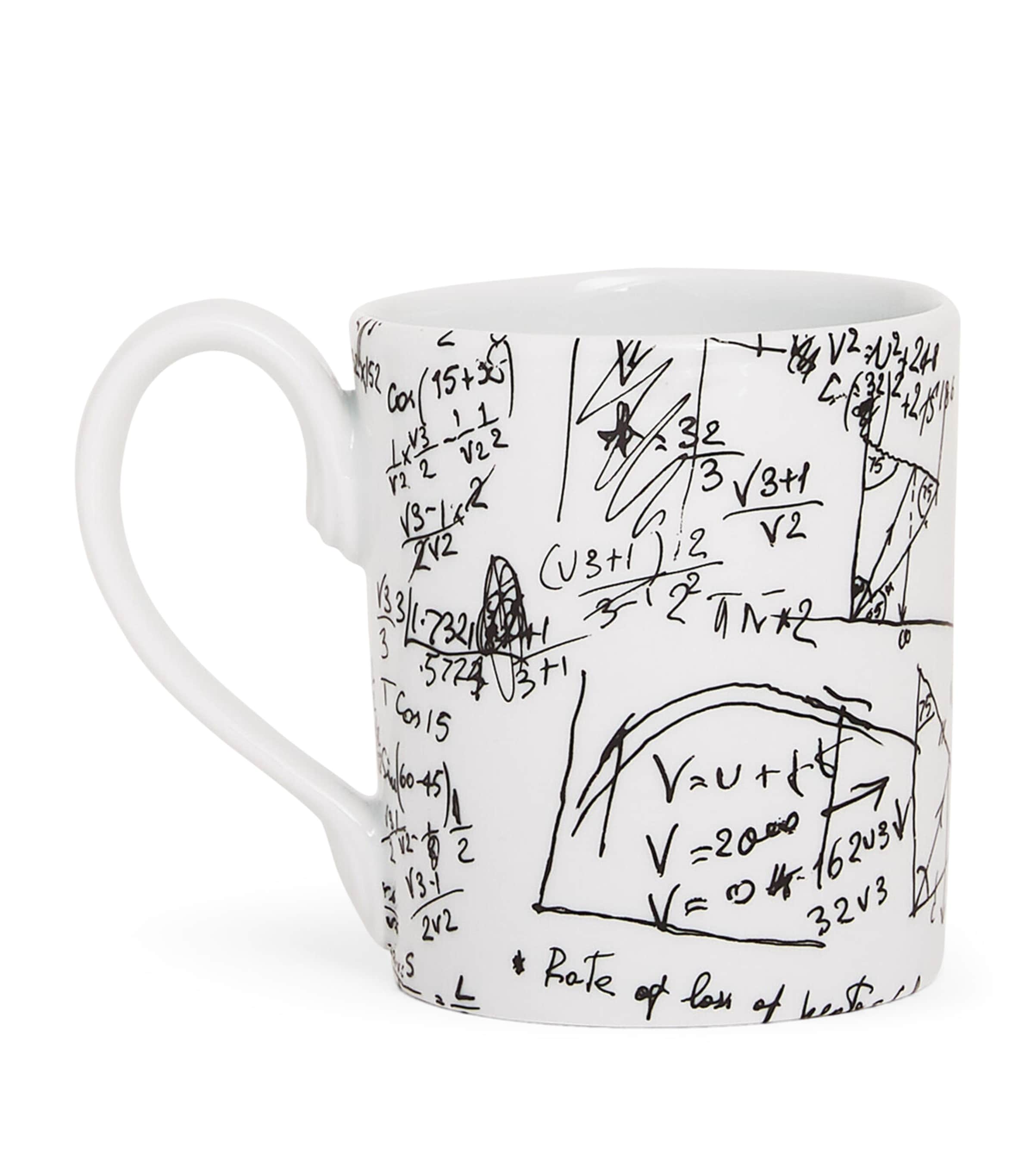 Fornasetti mathematical formulae porcelain mug - British product