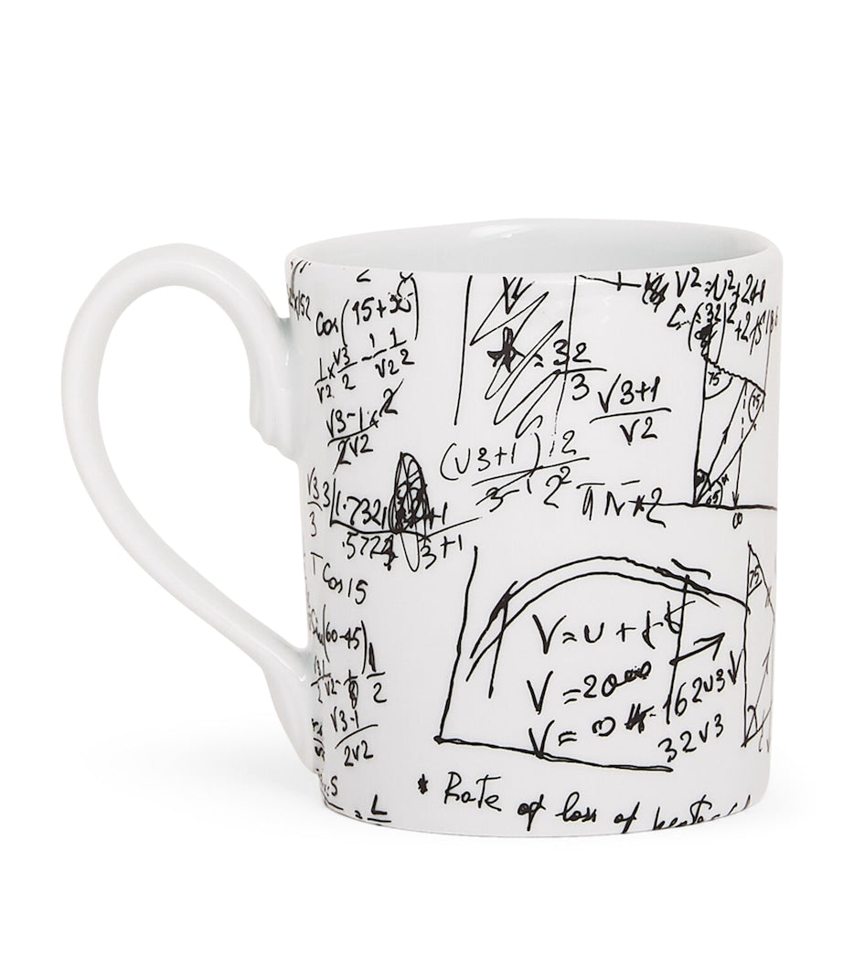 Fornasetti mathematical formulae porcelain mug - British product