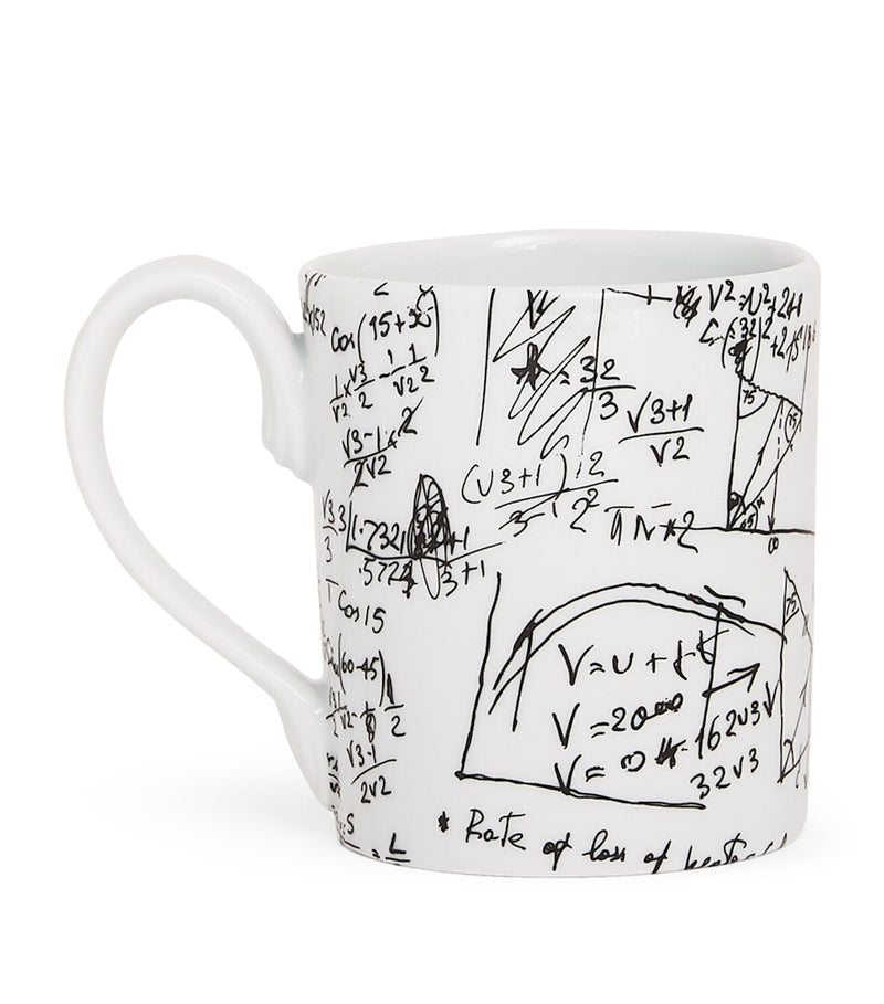 Fornasetti mathematical formulae porcelain mug - British product