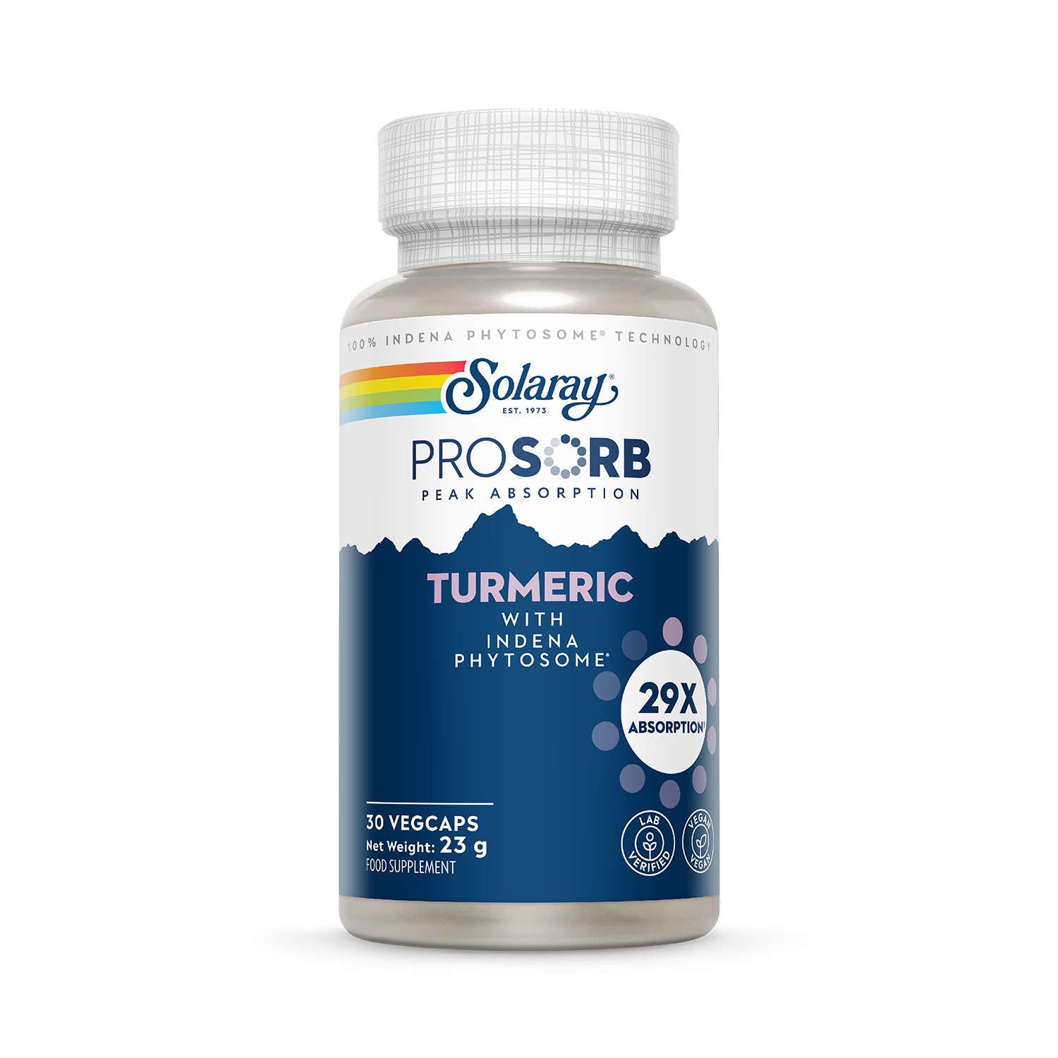 Solaray Turmeric 500mg Meriva curcumin supplement (British brand)