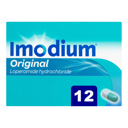 Imodium Original 2mg Capsules x12 Diarrhoea relief Sainsburys   