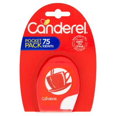 Canderel sweetener tablets 75 count 6.38g, UK version