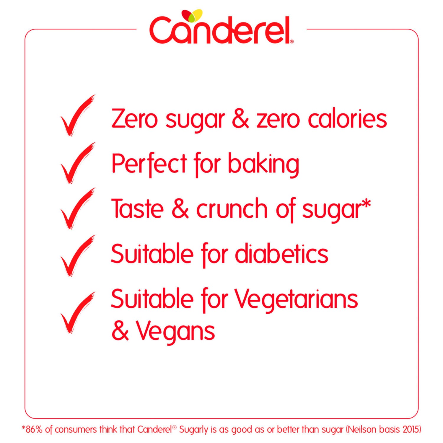Canderel Sugarly granulated sweetener 275g - British product