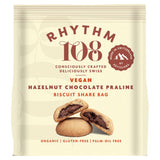 Rhythm 108 hazelnut praline biscuit share bag 135g (British brand)