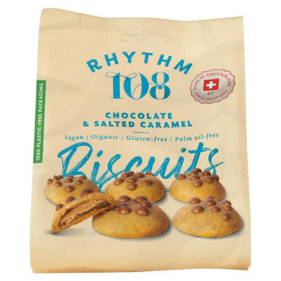 Biscuits Caramel Salé au Chocolat Rhythm 108 135g