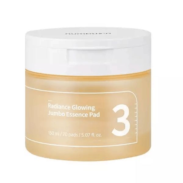 NUMBUZIN No. 3 Radiance Glowing Jumbo Essence Pad (70 Pads)