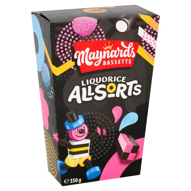 Maynards Bassetts Liquorice Allsorts Sweets Carton   350g