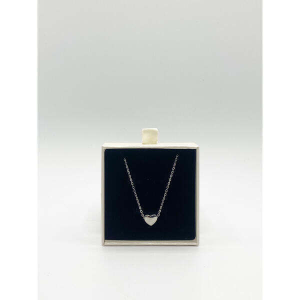 SVNX small heart necklace in silver one size UK version