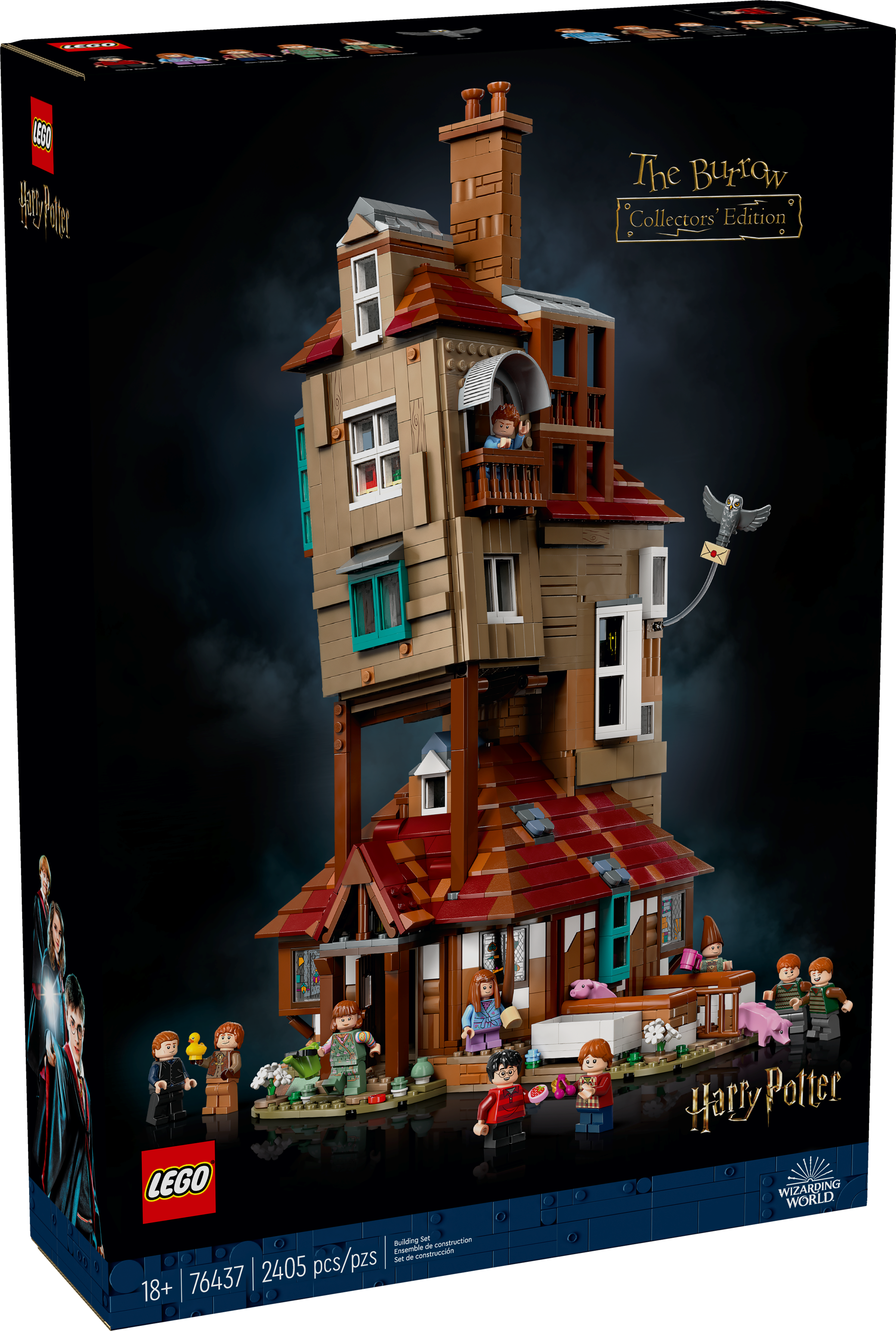 LEGO Harry Potter The Burrow Collectors Edition building set (British brand)
