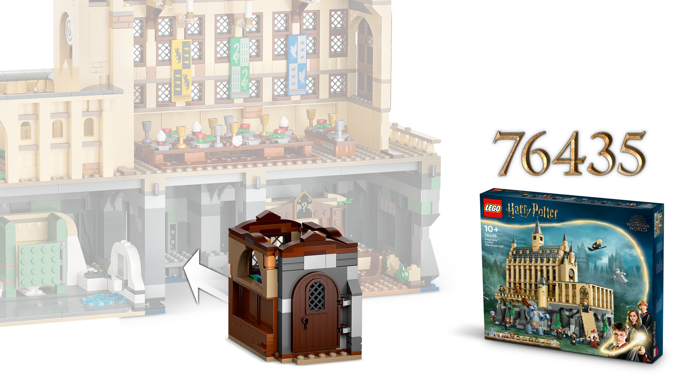 LEGO Hogwarts Castle Charms Class building set 204 pieces, UK version
