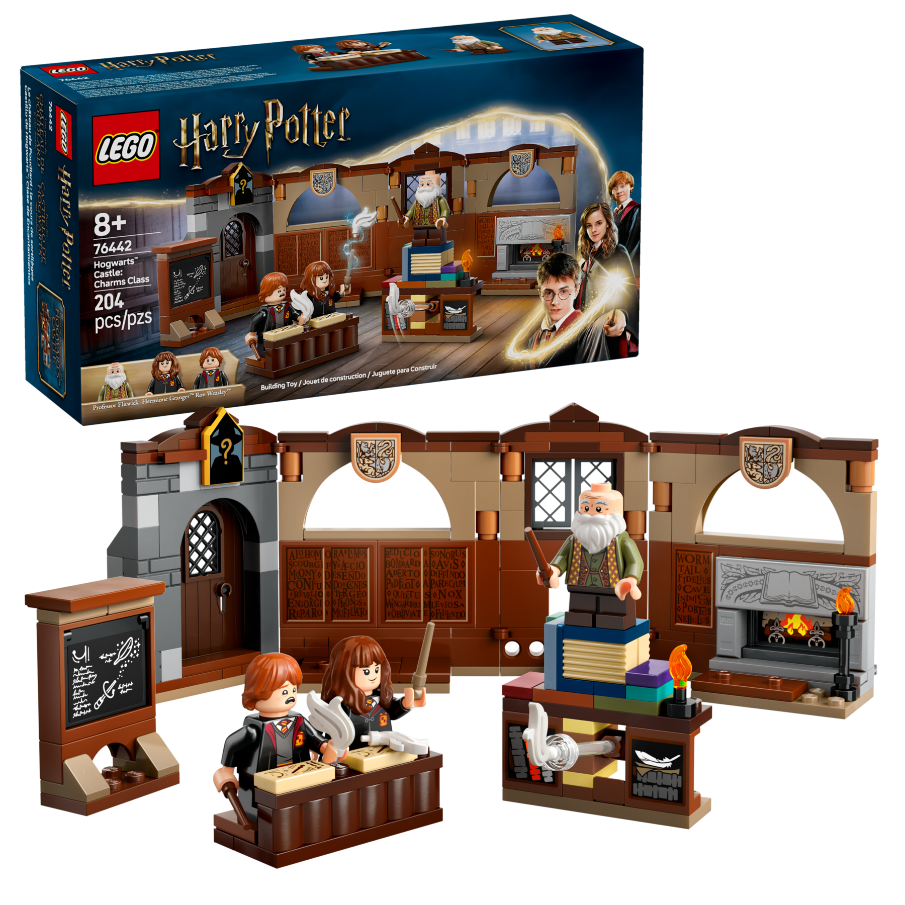 LEGO Hogwarts Castle Charms Class building set 204 pieces, UK version