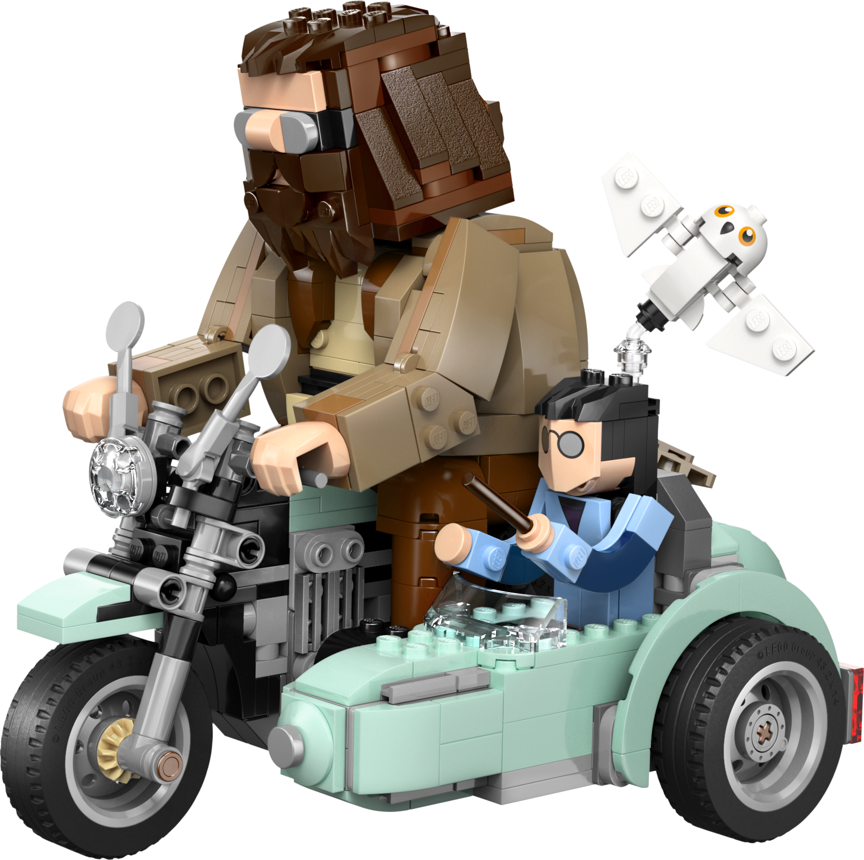 LEGO Harry Potter Hagrid and Harrys Motorcycle Ride Building Set, UK version