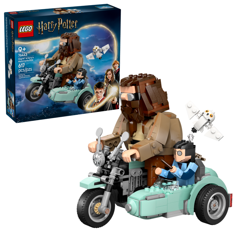 LEGO Harry Potter Hagrid and Harrys Motorcycle Ride Building Set, UK version