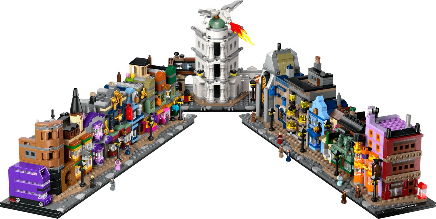 LEGO Harry Potter Diagon Alley building set 2750 pieces - British product