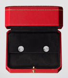 Cartier d'Amour extra-small white gold and diamond earrings - British product