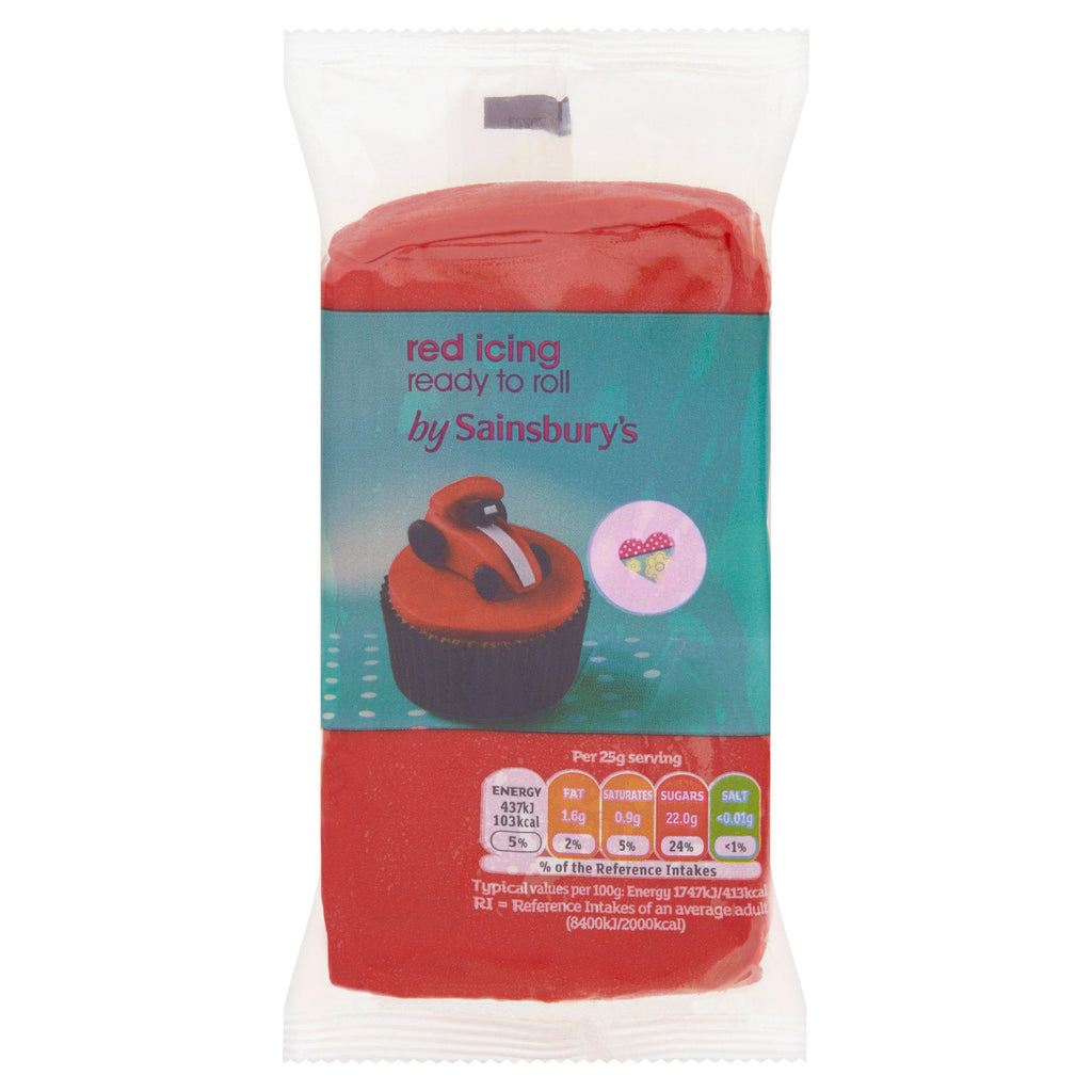 Sainsbury's Ready to Roll Red Icing 250g