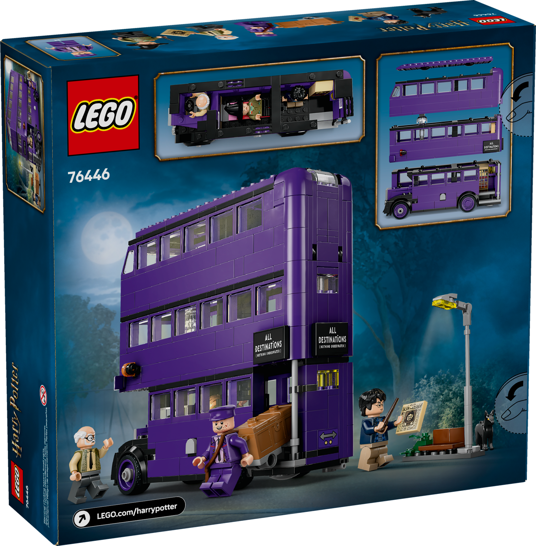 LEGO Knight Bus Adventure Building Set 499 Pieces, UK version