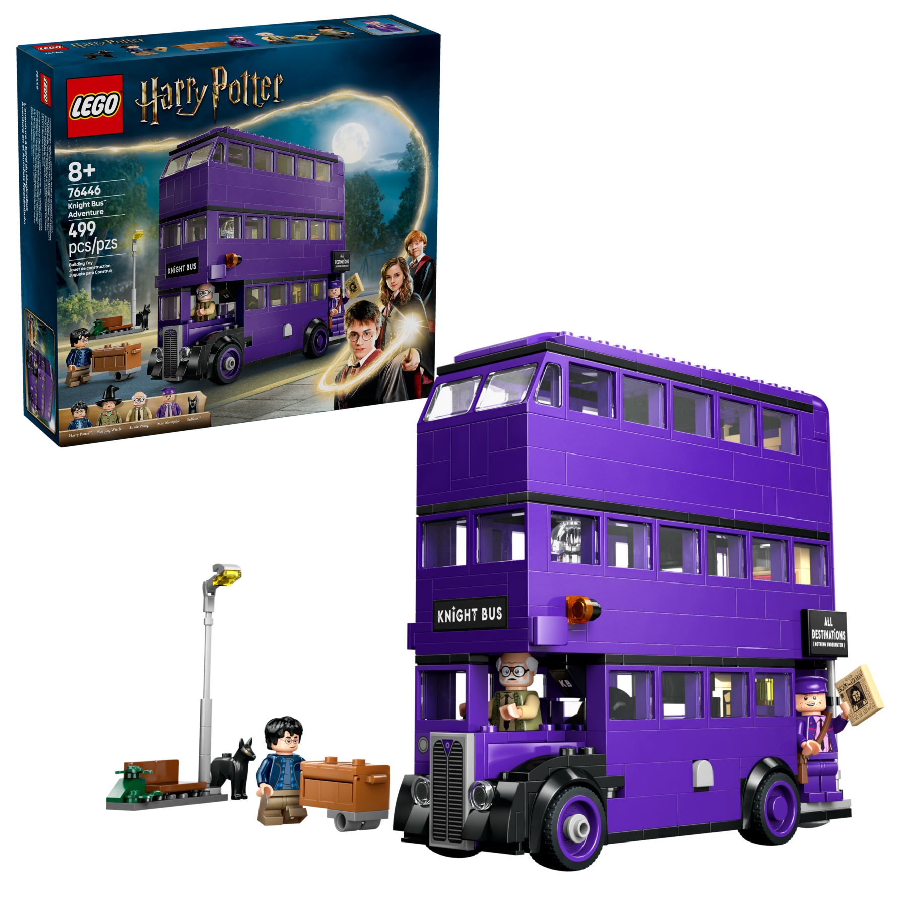 LEGO Knight Bus Adventure Building Set 499 Pieces, UK version