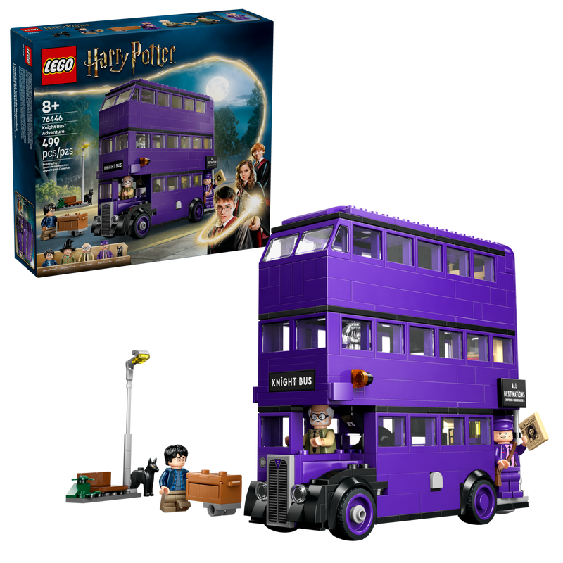 LEGO Knight Bus Adventure Building Set 499 Pieces, UK version