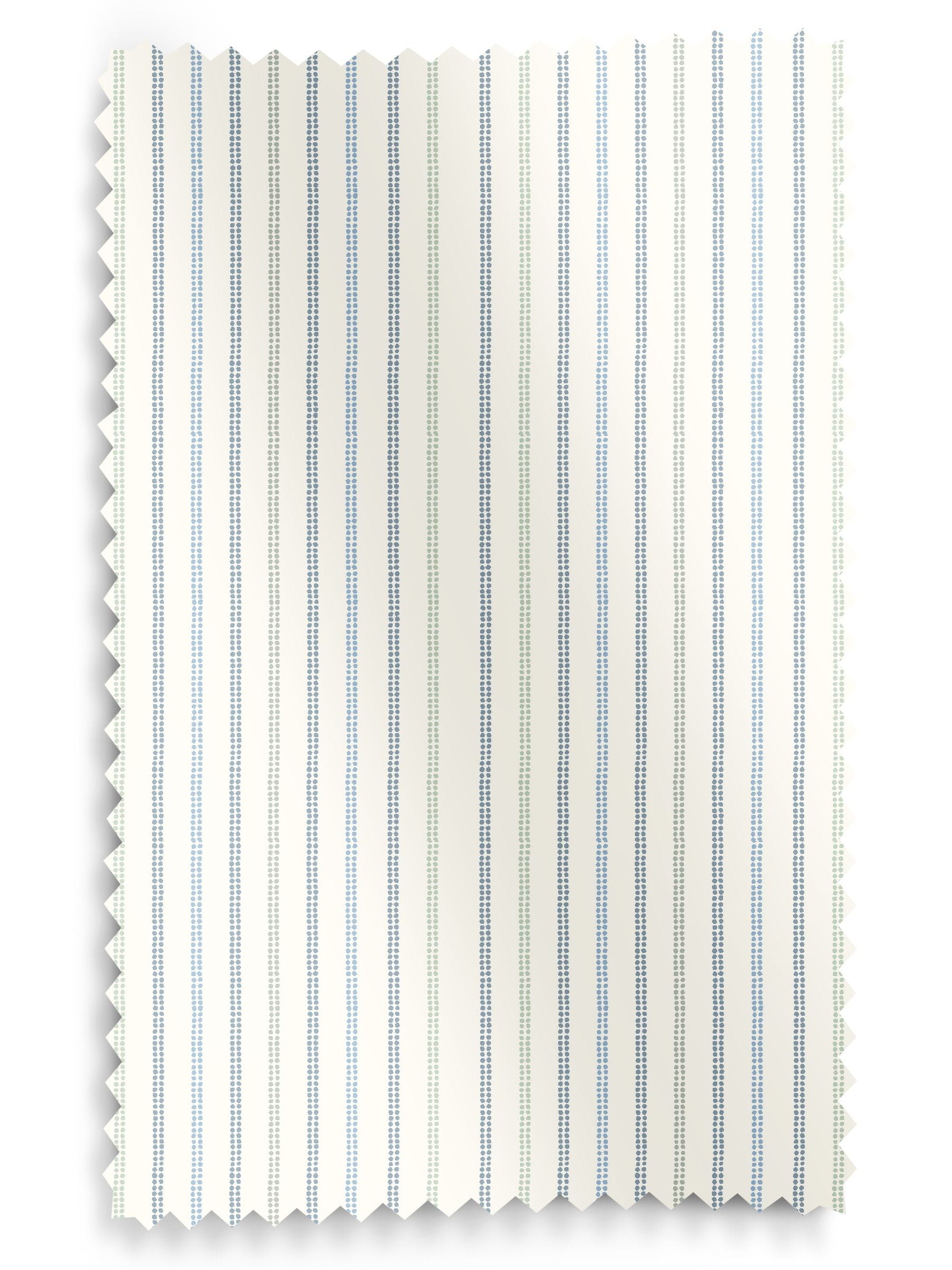Laura Ashley Vorhänge Blue Candy Stripe - Britisches Produkt