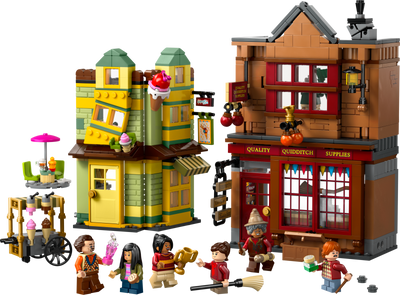 LEGO Harry Potter Qualitäts Quidditch Zubehör & Eisdiele 795 Teile