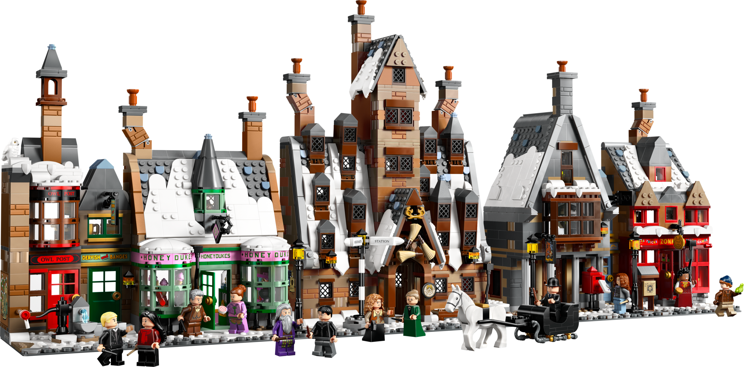 LEGO Harry Potter Hogsmeade Landsby Samlerutgave 3228 deler, britisk versjon