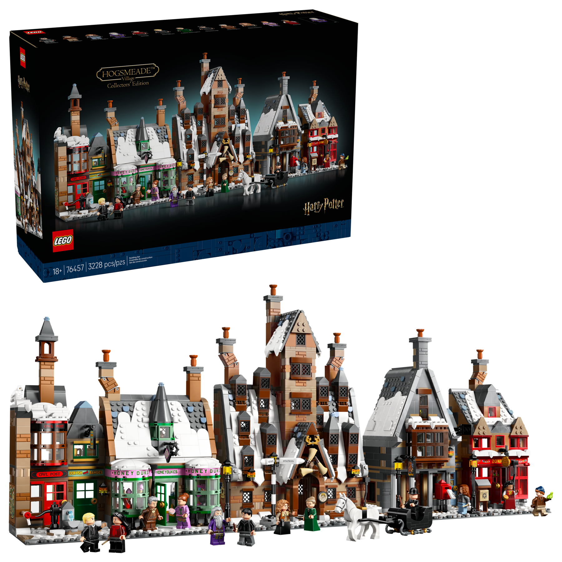LEGO Harry Potter Hogsmeade Village Collectors Edition 3228 pieces, UK version