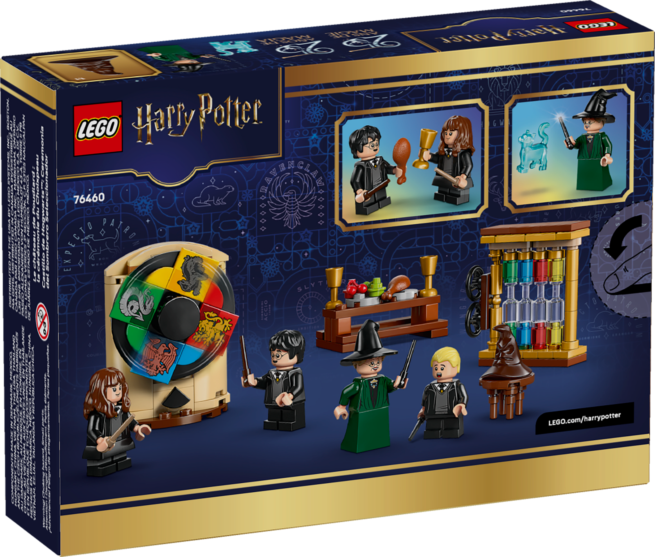 LEGO Harry Potter Sorting Hat Ceremony building set 124 pieces (British brand)