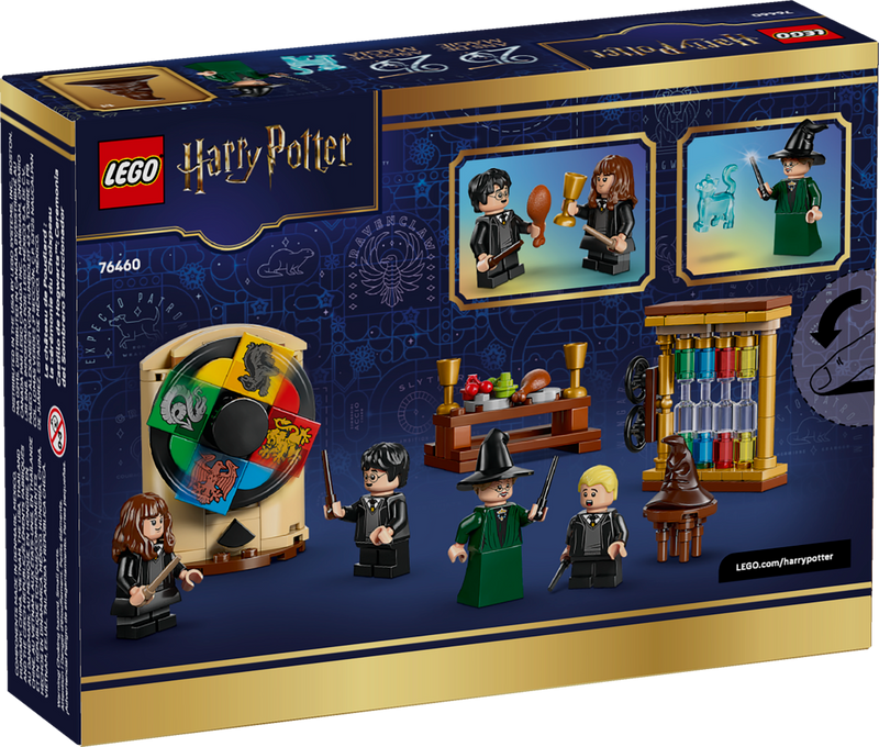 LEGO Harry Potter Sorting Hat Ceremony building set 124 pieces (British brand)