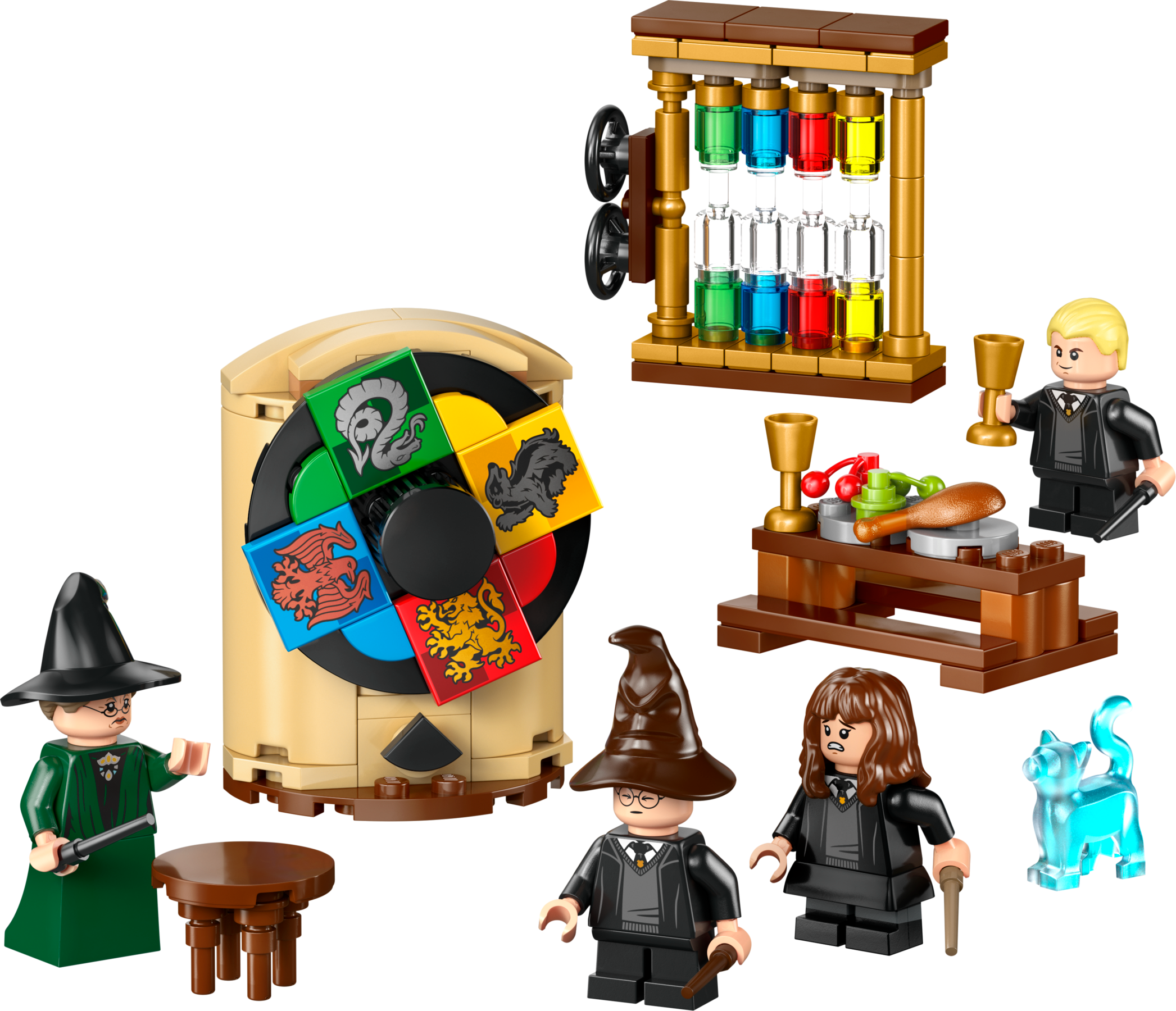 LEGO Harry Potter Sorting Hat Ceremony building set 124 pieces (British brand)