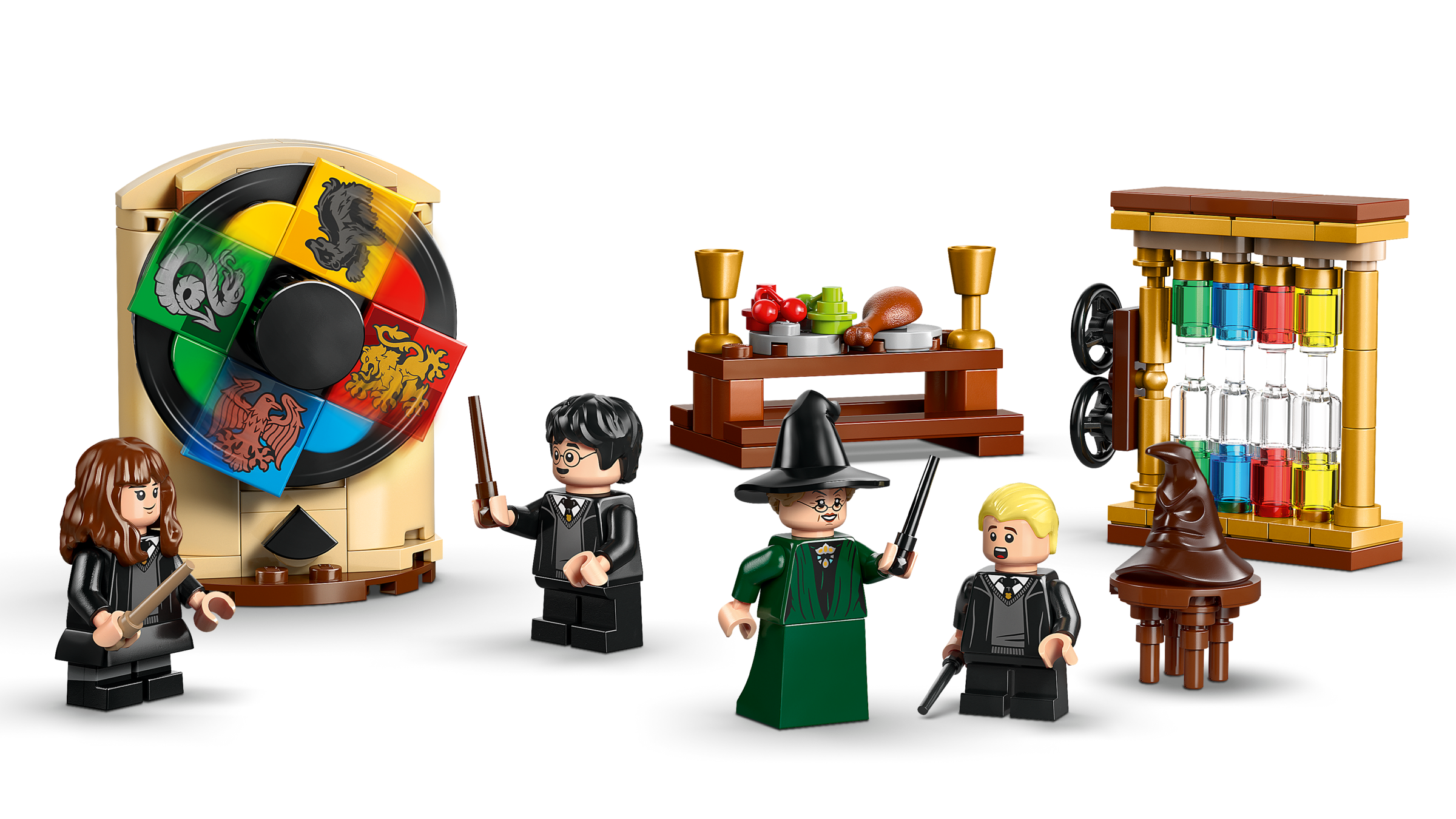 LEGO Harry Potter Sorting Hat Ceremony building set 124 pieces (British brand)