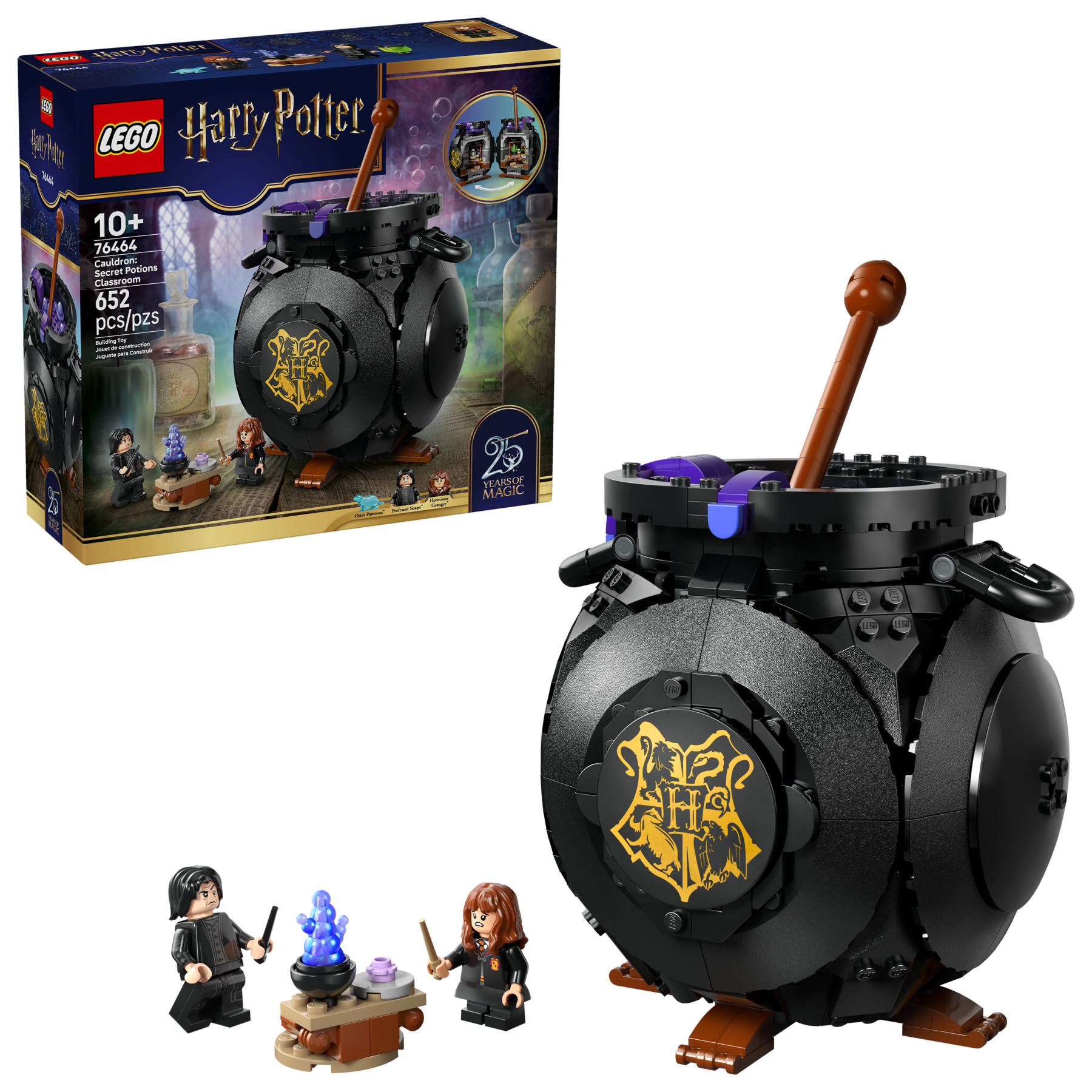 LEGO Harry Potter Secret Potions Classroom cauldron set 652 pieces (British brand)