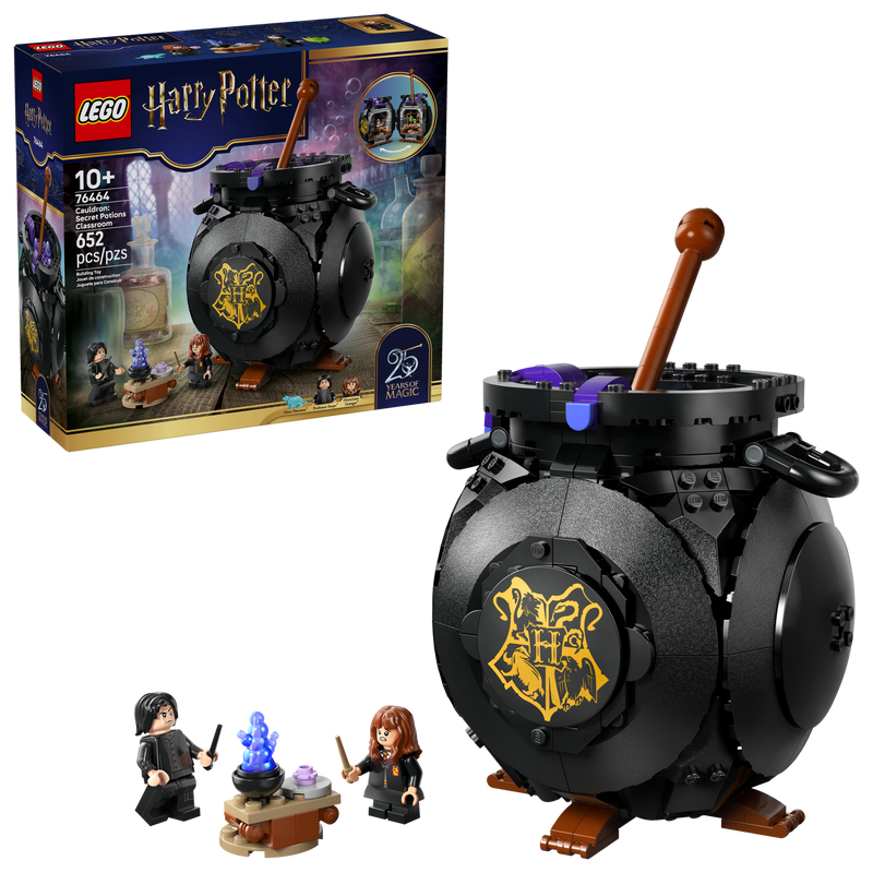 LEGO Harry Potter Secret Potions Classroom cauldron set 652 pieces (British brand)
