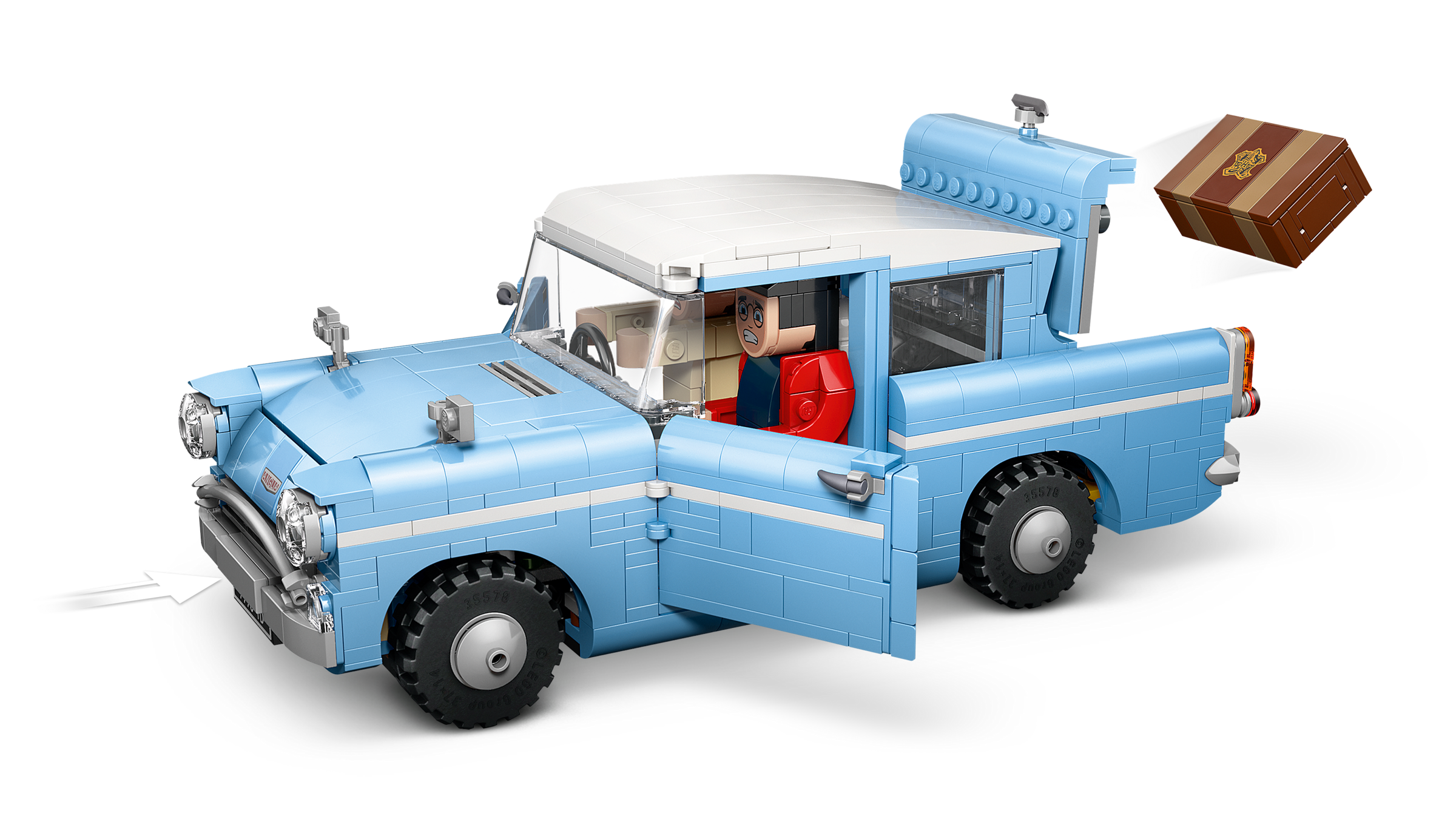 LEGO building set Enchanted Flying Ford Anglia 868 pieces, imported from the UK