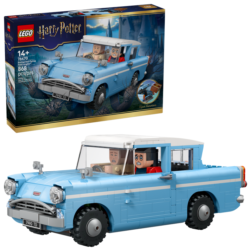 LEGO building set Enchanted Flying Ford Anglia 868 pieces, imported from the UK