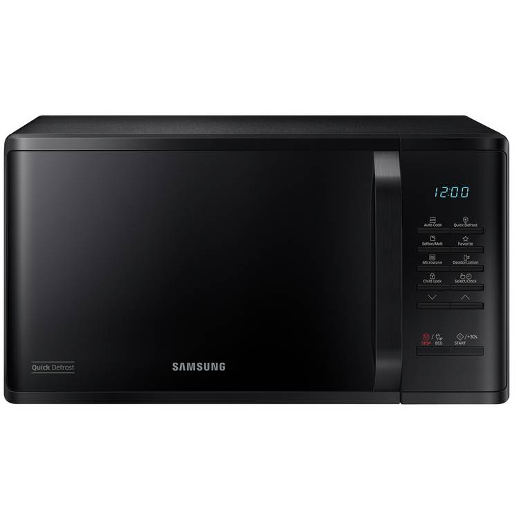 Samsung microwave 800W 23L black, imported from the UK