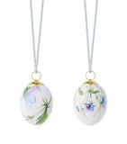 Royal Copenhagen porcelain heartsease eggs 5cm, imported from the UK
