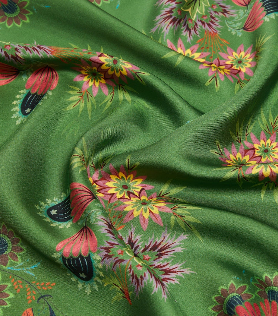 Weekend Max Mara silk floral scarf 90cm, imported from the UK