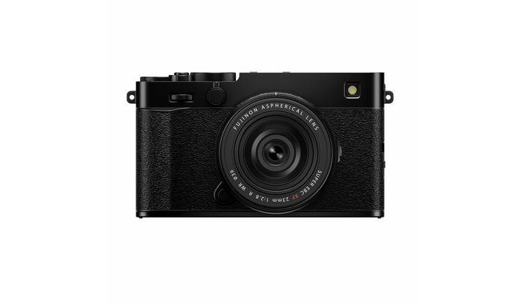 Fujifilm X-E5 mirrorless camera with XF23mm lens, black, UK version