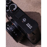 Fujifilm X-E5 mirrorless camera with XF23mm lens, black, UK version