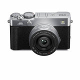 Fujifilm X-E5 silver mirrorless camera with XF23mm lens (British brand)