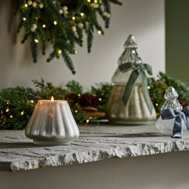 Habitat Under the Mistletoe tree-shaped candle, UK version