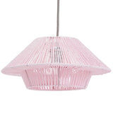 Argos Home paper rope pink lampshade 35cm, imported from the UK