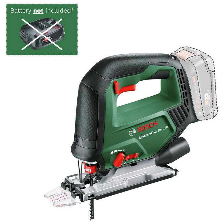Bosch AdvancedSaw 18V-140 cordless jigsaw - British product