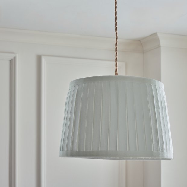 Argos Home pleated lampshade off-white 30cm (British brand)