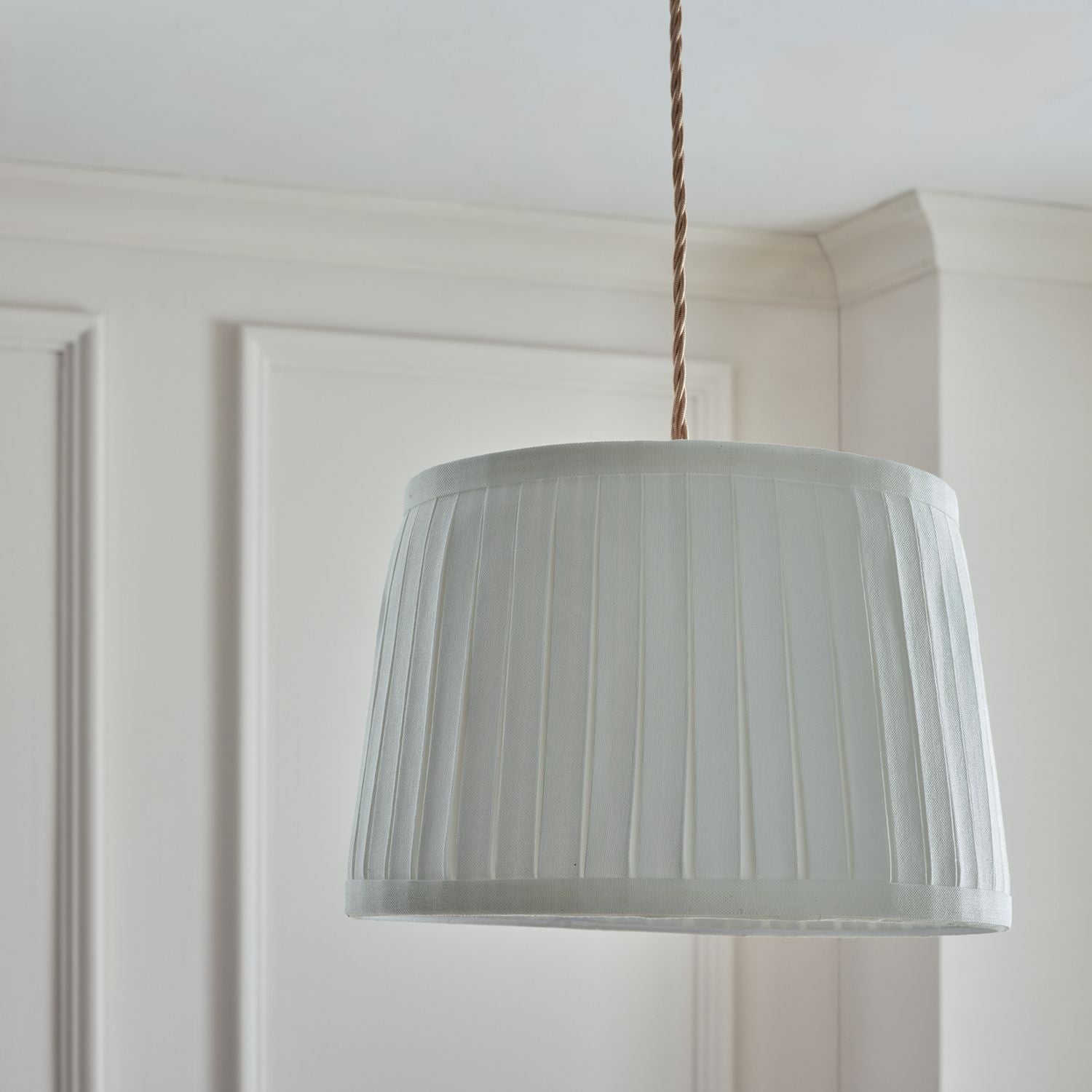 Argos Home pleated lampshade off-white 30cm (British brand)