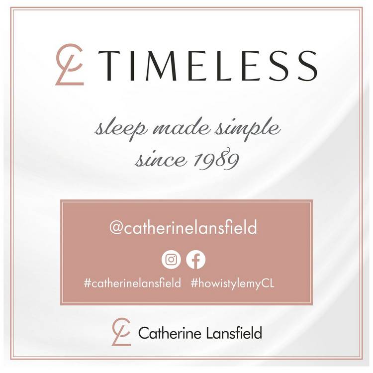 Catherine Lansfield cream bedding set double, UK version