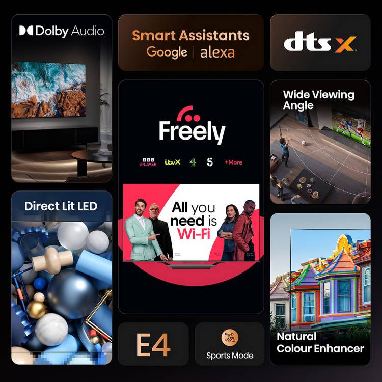 Hisense 32E4QTUK smart HD TV 32 inch, UK version