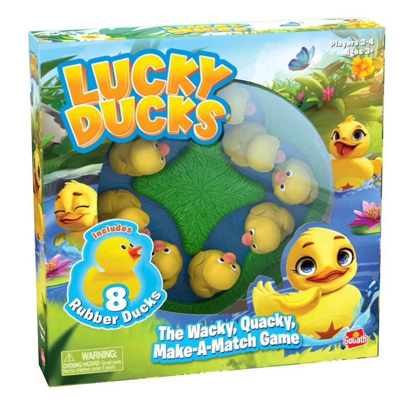 Lucky Ducks Game motorised pond shape matching toy (British brand)